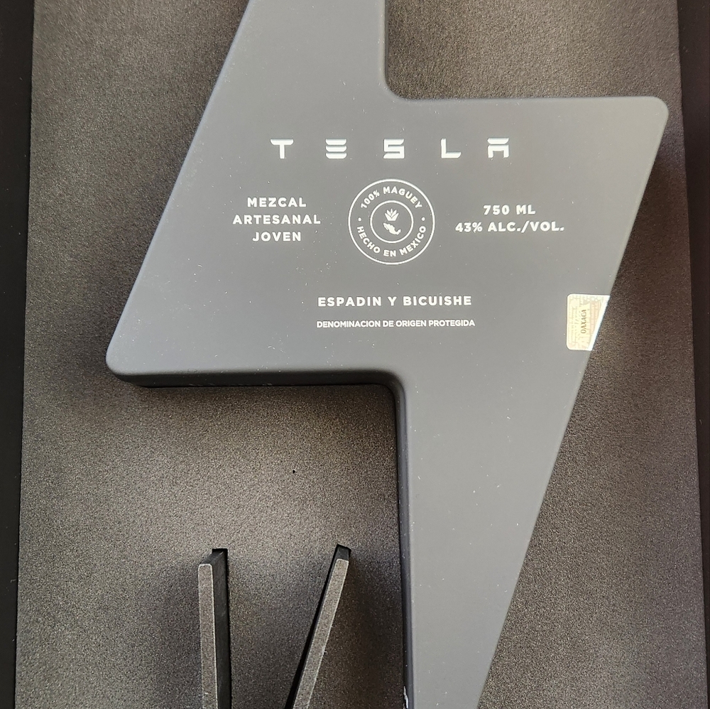 Tesla Mezcal Artisanal Joven Bottle